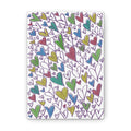 "Purple Hearts" Caden Caraco Canvas Gallery Wrap - Artistic Home Decor & Valentine's Day Gift