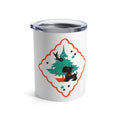 Scottie Christmas Tree Retro Christmas Print Stainless Steel Tumbler 10oz