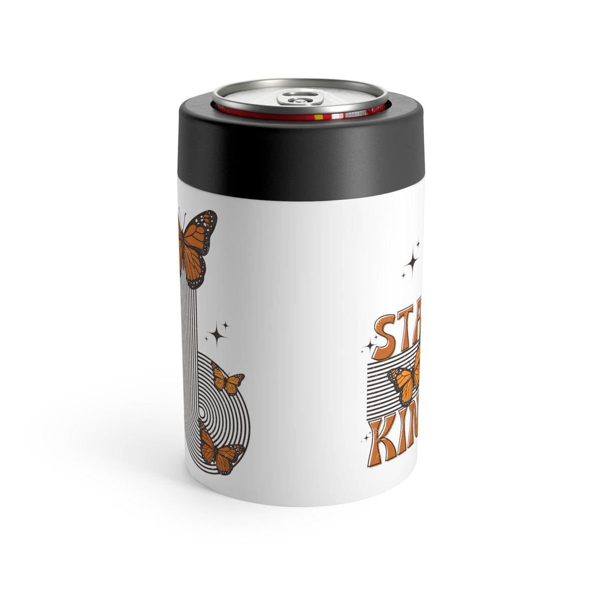 Stay Kind Butterfly Lined Stainless Steel Can Holder