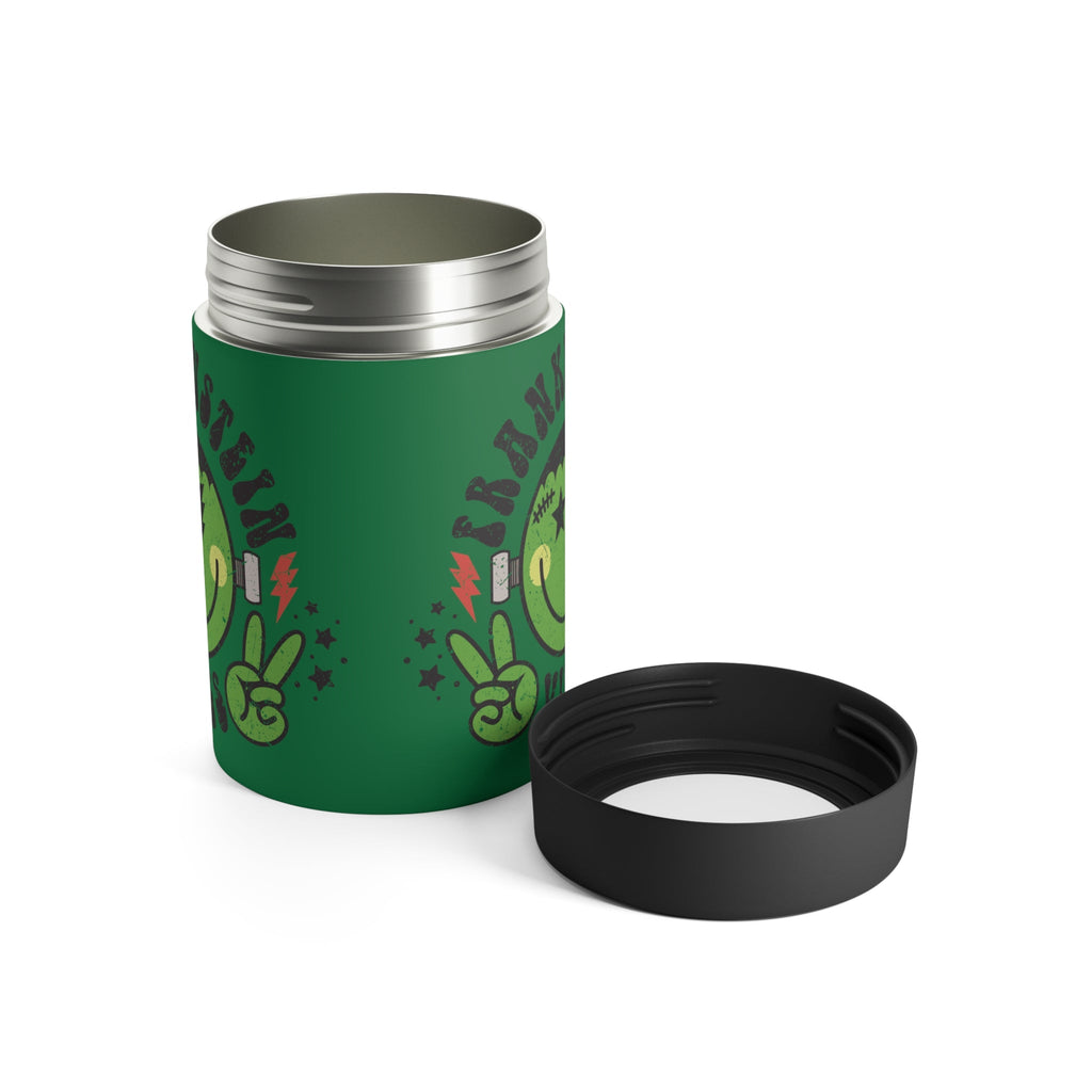 Frankenstein Vibes Green Distressed Halloween Stainless Steel Can Holder