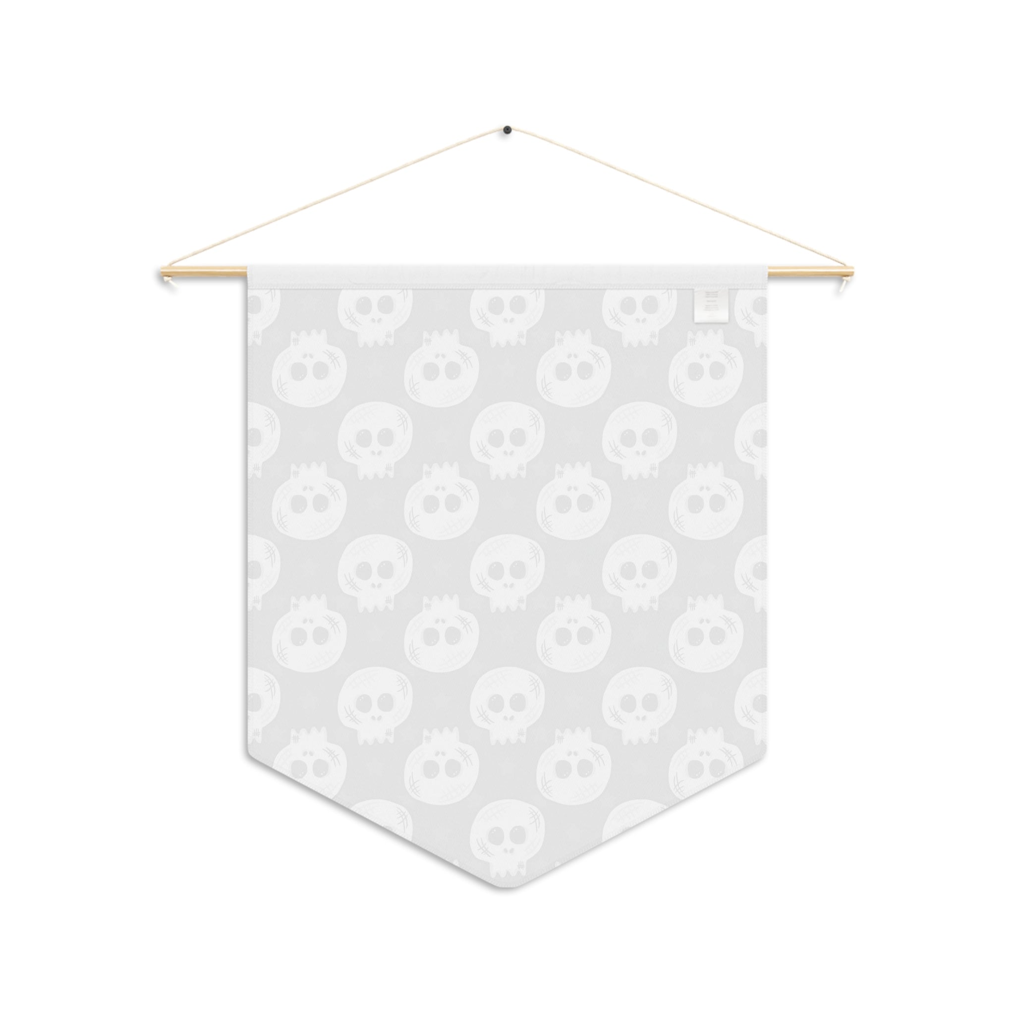 Skulls And Stars Halloween Decor Print Wall Hanging Banner Flag