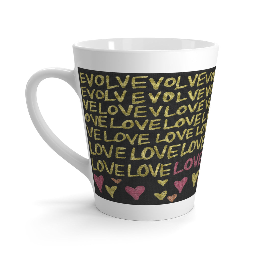 Evolveevlovelove Gold Caden Caraco Latte Mug - Evolve Into Love Collection