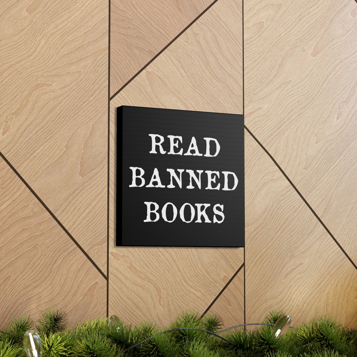Read Banned Books Canvas Gallery Wraps
