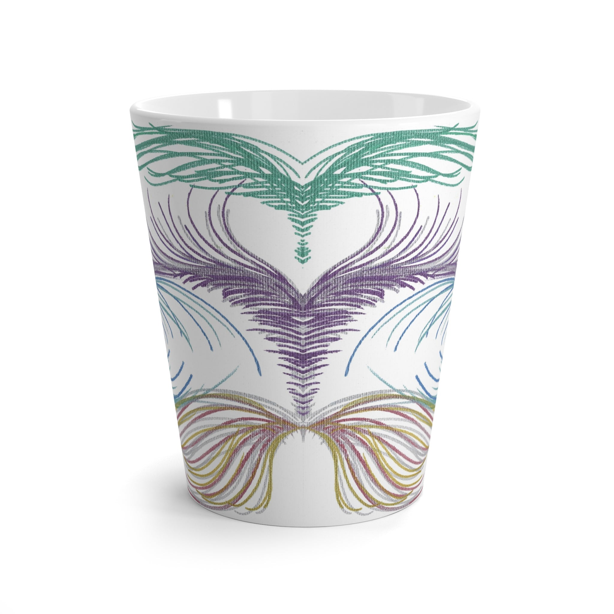 Lyran Angels Caden Caraco Art Print Latte Mug
