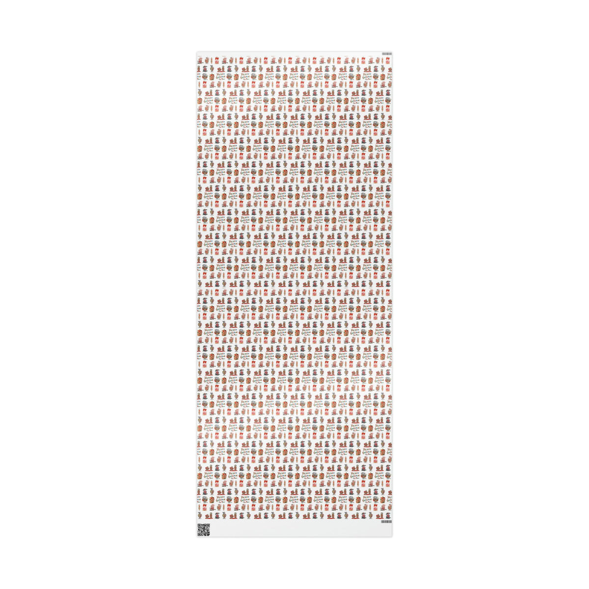 Merry Christmas To You Christmas Candy Mid Century Retro Christmas Print Holiday Gift Wrap Paper - Glossy Or Matte