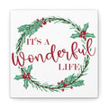 It's A Wonderfull Life Retro Style Canvas Gallery Wraps