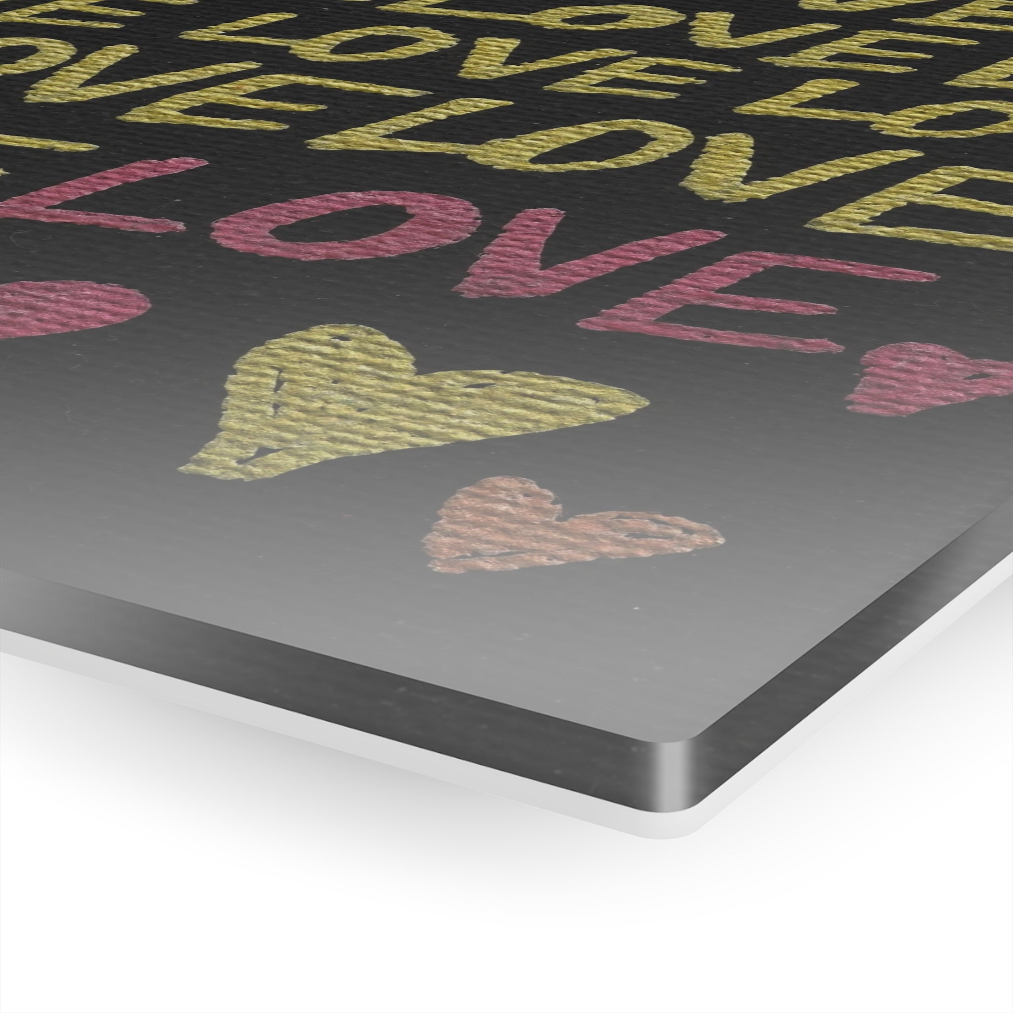 Evolveevlovelove Gold Caden Caraco Acrylic Print - Evolve Into Love Collection