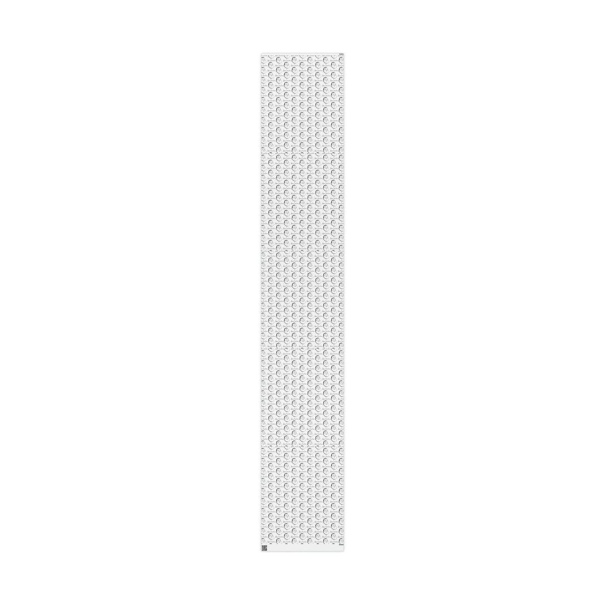 Merry Christmas Santa Black And White Mid Century Retro Christmas Print Holiday Gift Wrap Paper - Glossy Or Matte
