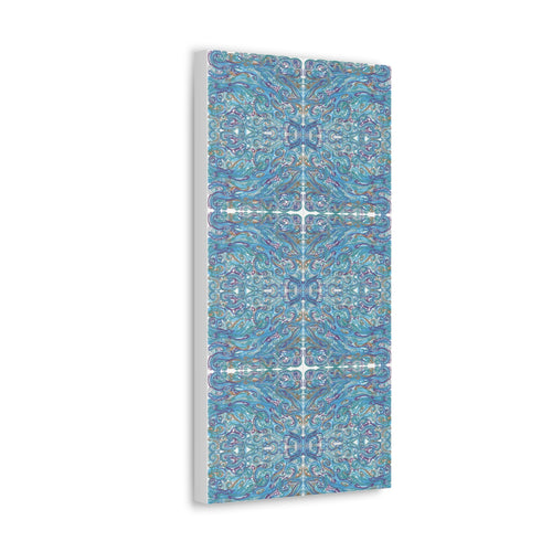 "Ocean of Spirals" Caden Caraco Canvas Gallery Wrap - 10" x 20"