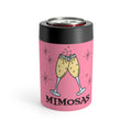 Mimosas Champagne Atomic Mid Century Retro Style Print Lined Stainless Steel Can Holder