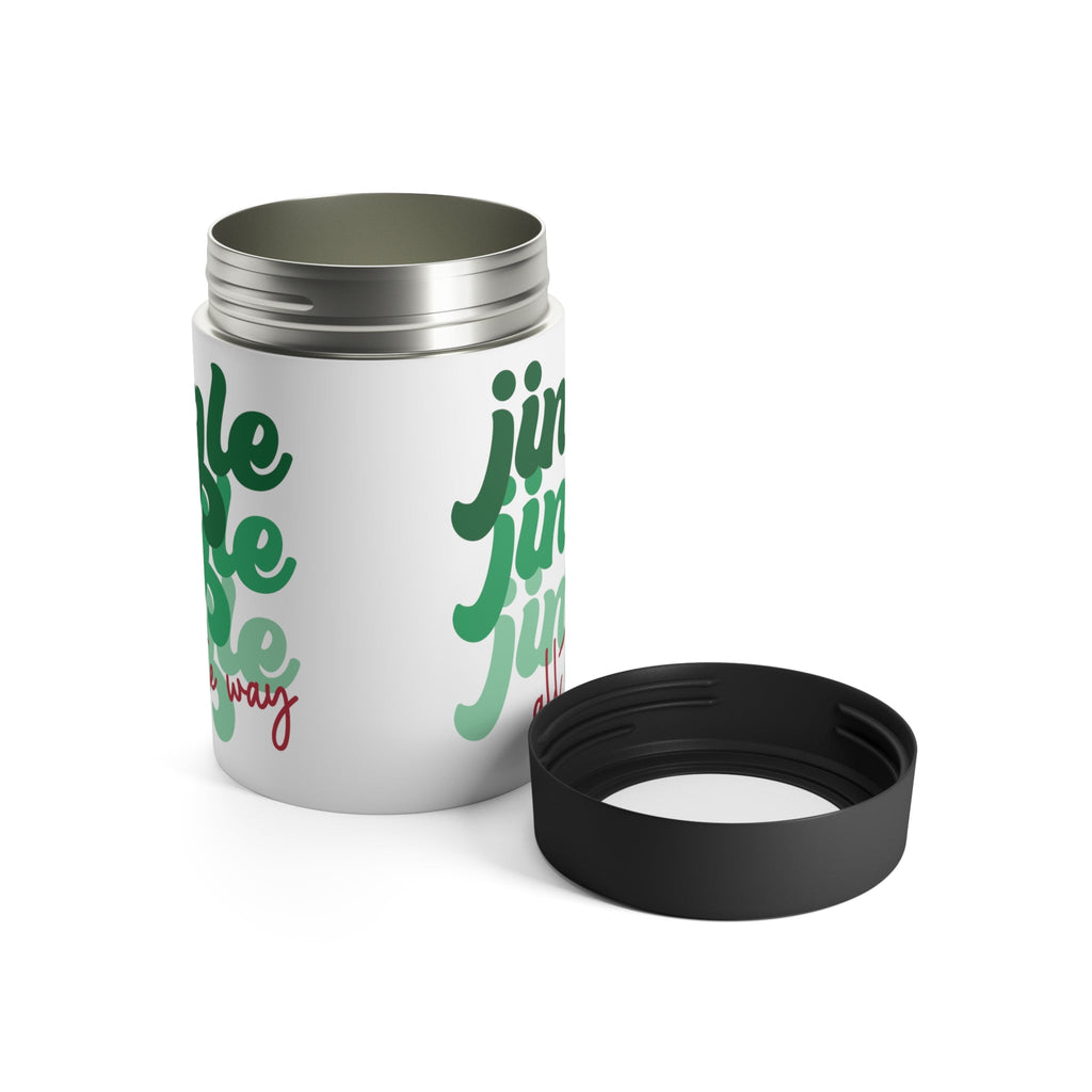 Jingle Jingle Jingle All The Way Christmas Stainless Steel Can Holder