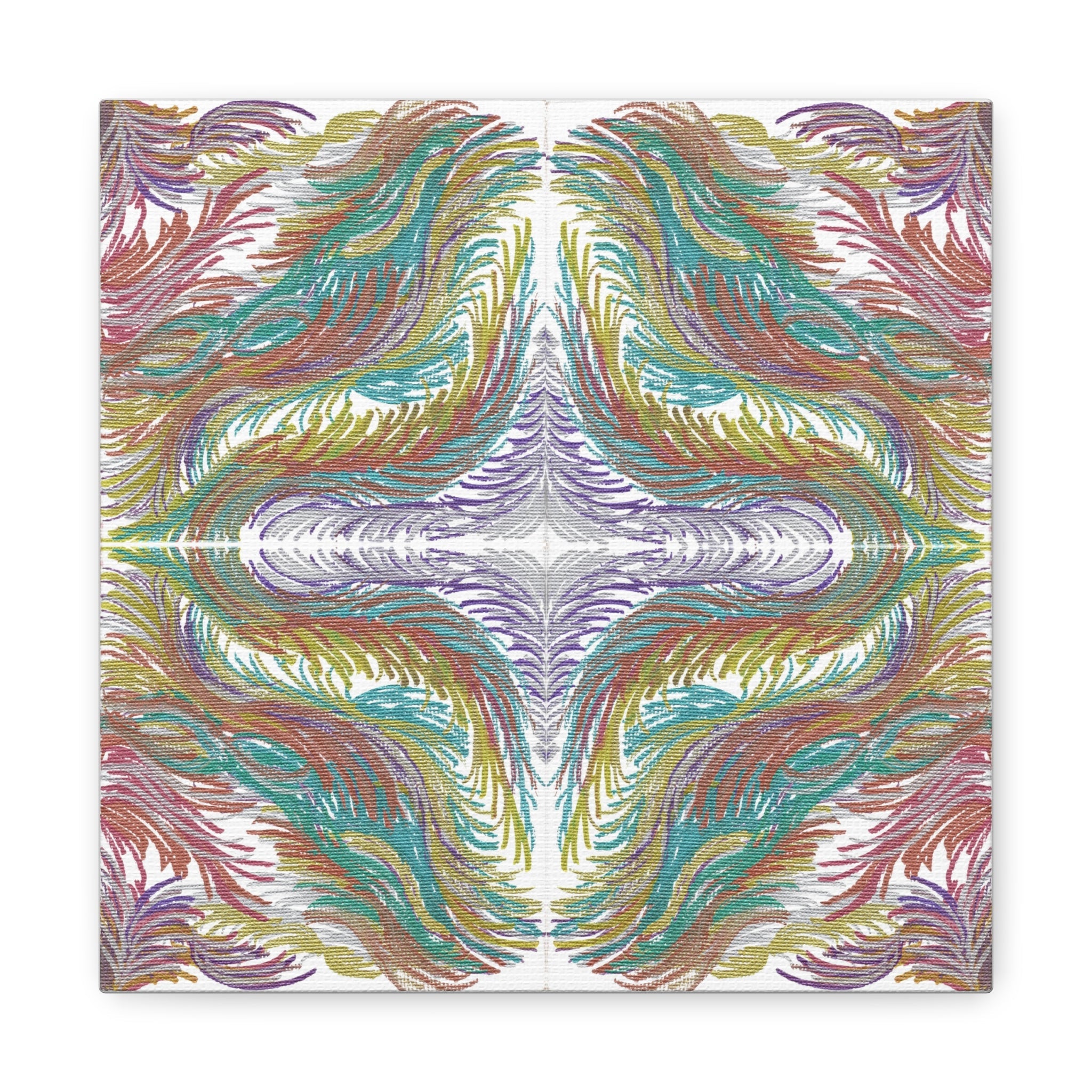 Space Feathers 4 Variation 1 Caden Caraco Canvas Gallery Wrap