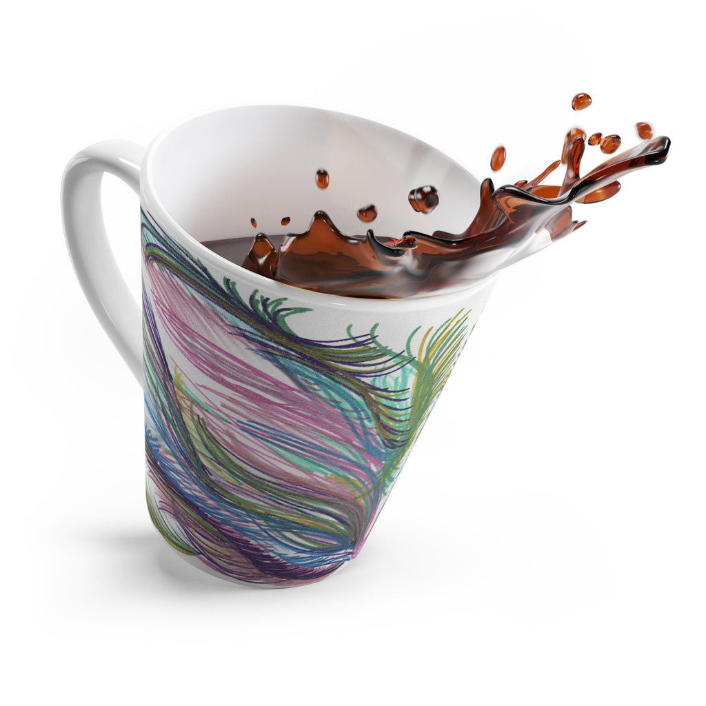 Lyran Leaf Wings Caden Caraco Art Print Latte Mug