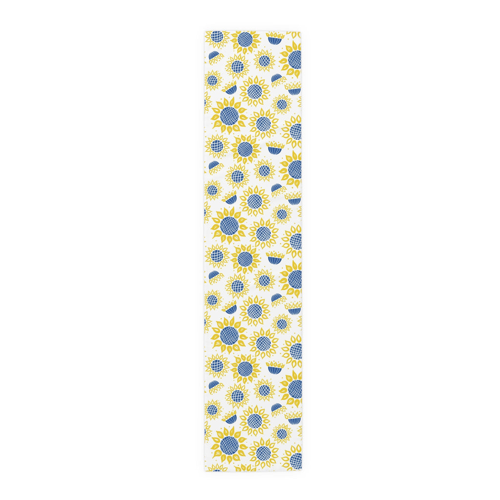 Ukrainian Country Sunflowers Polyester Table Runner