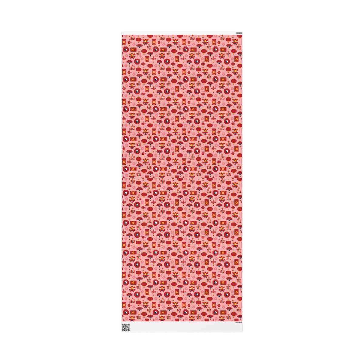 Lunar New Year Of The Dragon Spring Festival Holiday Gift Wrap Paper - Glossy Or Matte