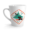 Christmas Scottie Dog Retro Christmas Print Latte Coffee Mug