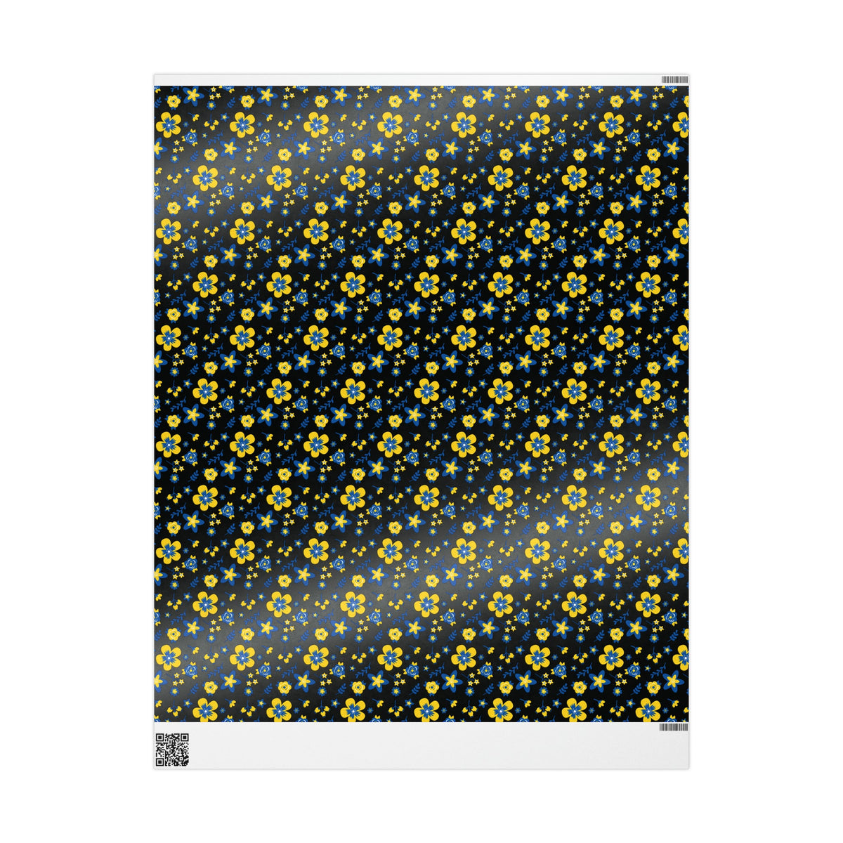 Ukranian Country Flowers Spring Holiday Gift Wrap Paper - Glossy Or Matte