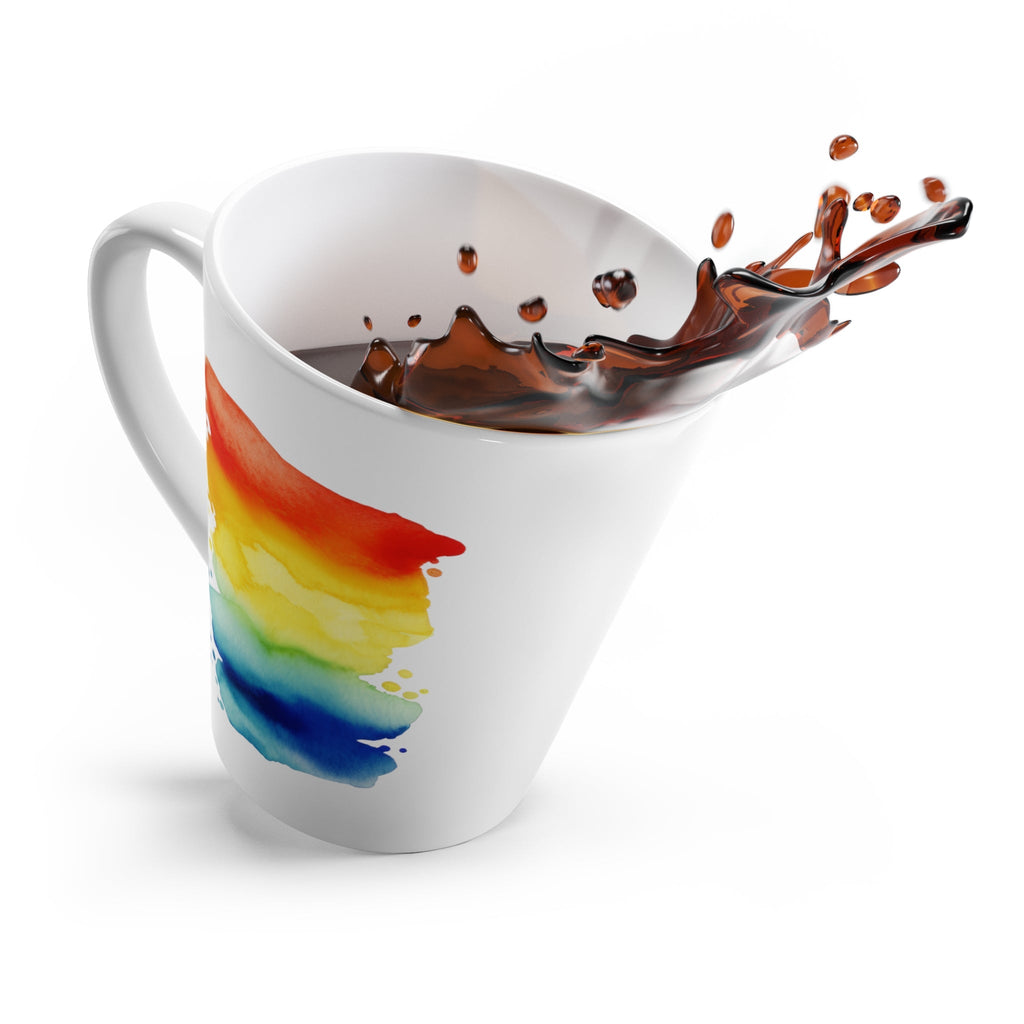 Rainbow Swatch Latte Mug