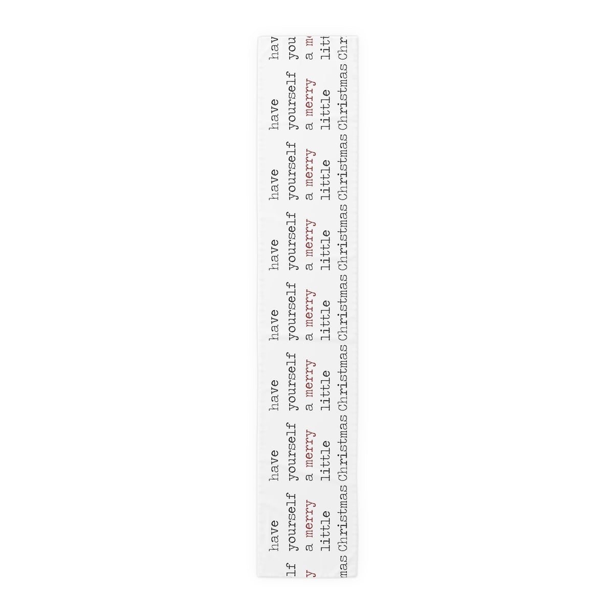 Have Yourself A Merry Little Christmas Print Home Decor Cotton Poly Table Runner