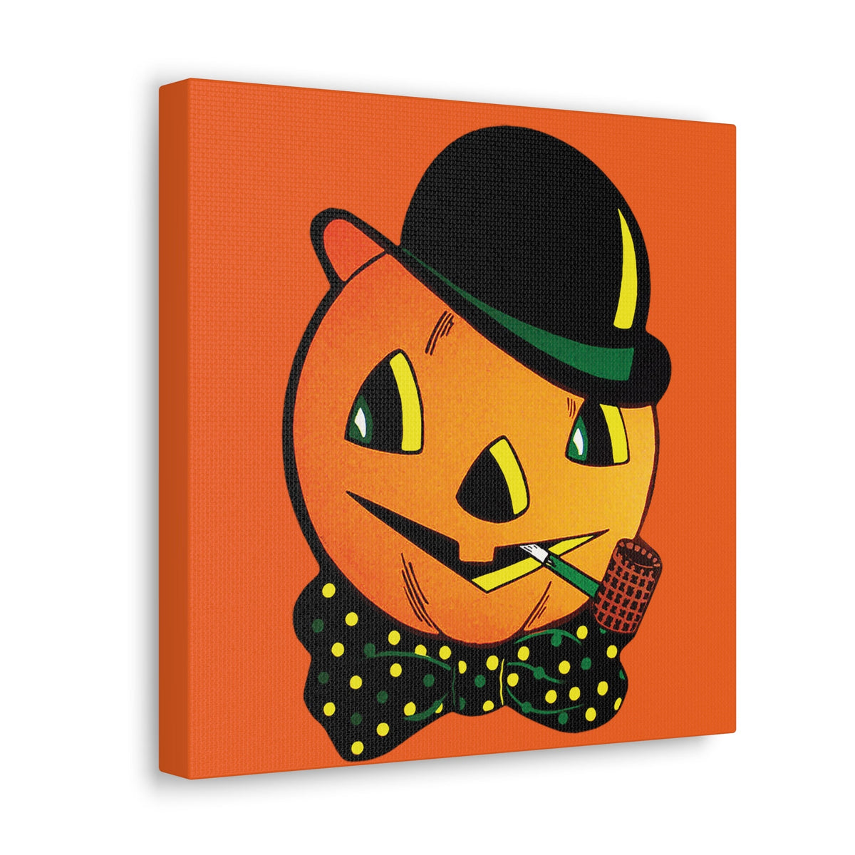 Scarecrow Halloween Decor Print Canvas Gallery Wrap
