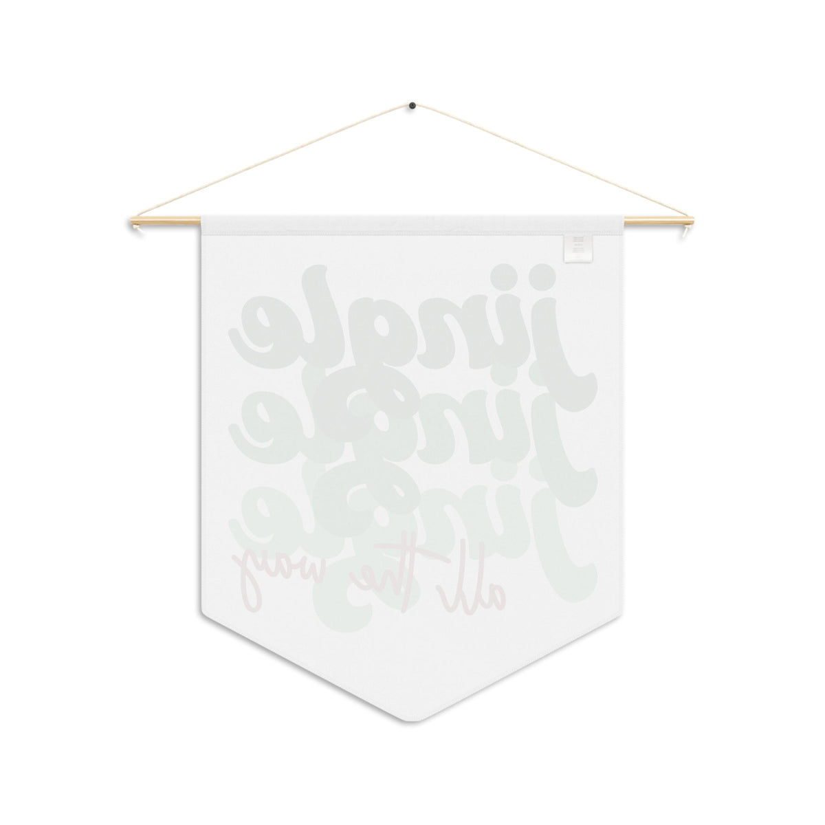 Jingle Jingle Jingle All The Way Wall Hanging Banner Flag