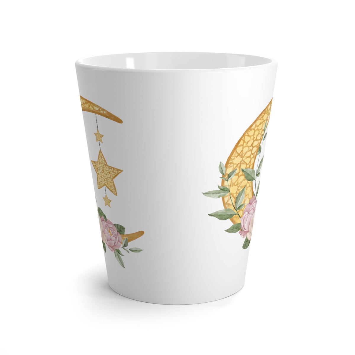Crescent Moon Star Latte Mug
