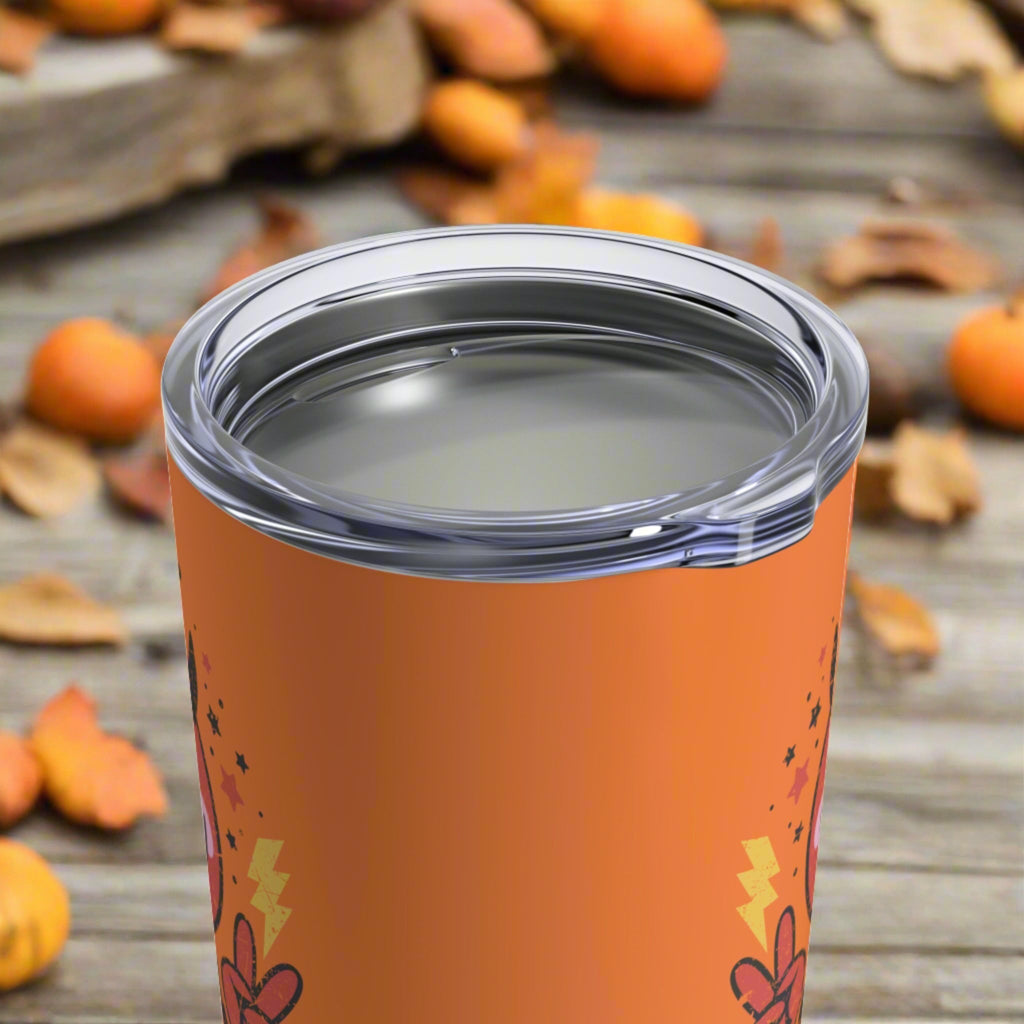 Stay Spooky Cute Devil Orange Stainless Steel Tumbler 10oz