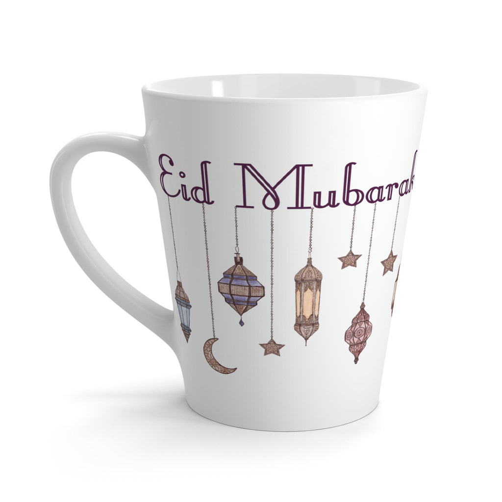 Eid Mubarak Festival Arabic Lanterns Latte Mug