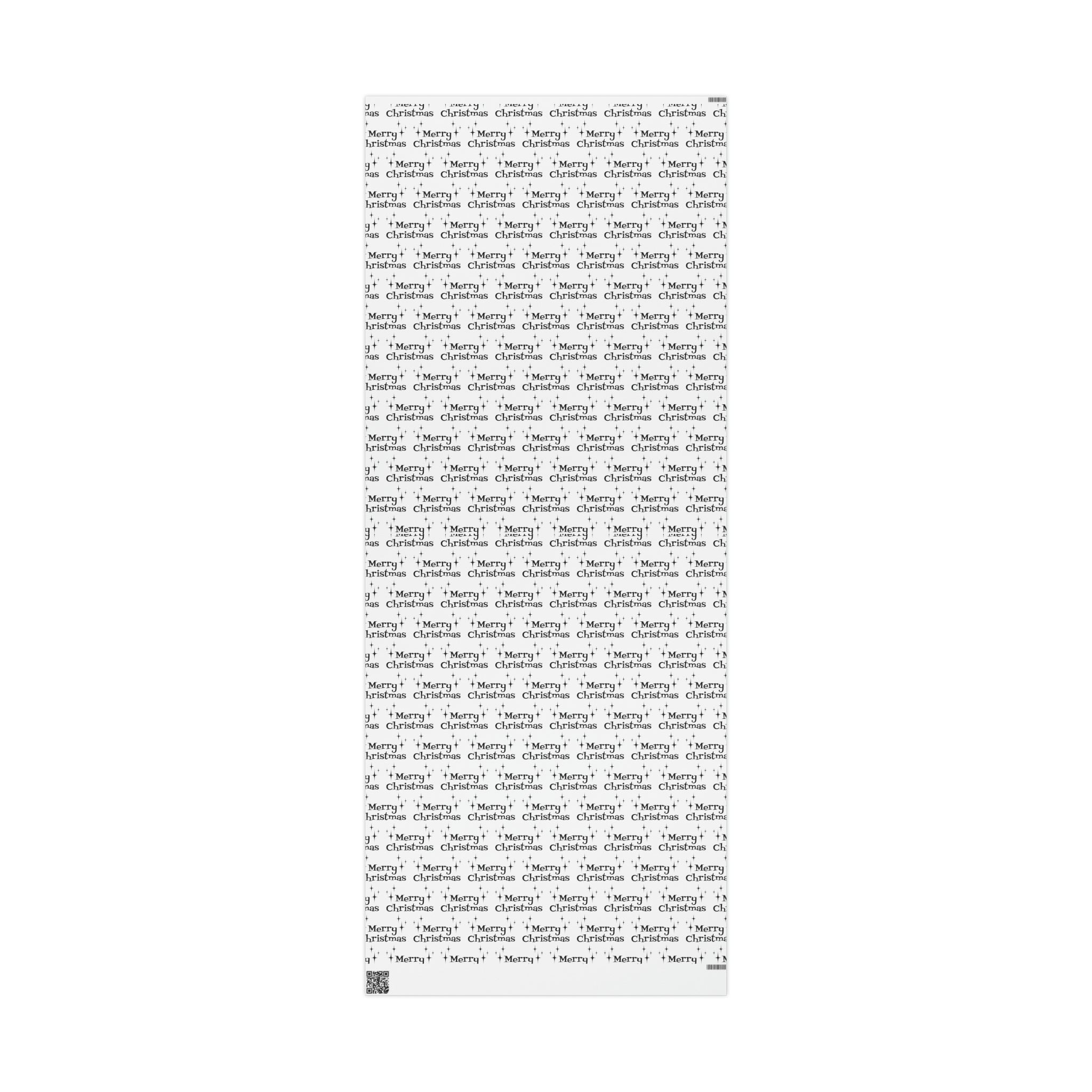 Merry Christmas Starburst Black And White Atomic Mid Century Retro Christmas Style Holiday Gift Wrap Paper - Glossy Or Matte