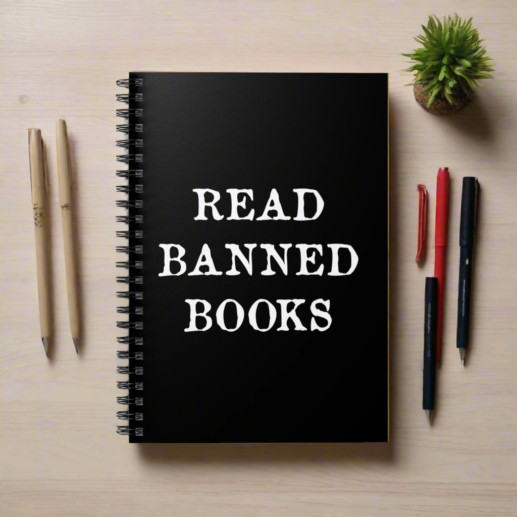 Read Banned Books Spiral Notebook - Ruled Line
