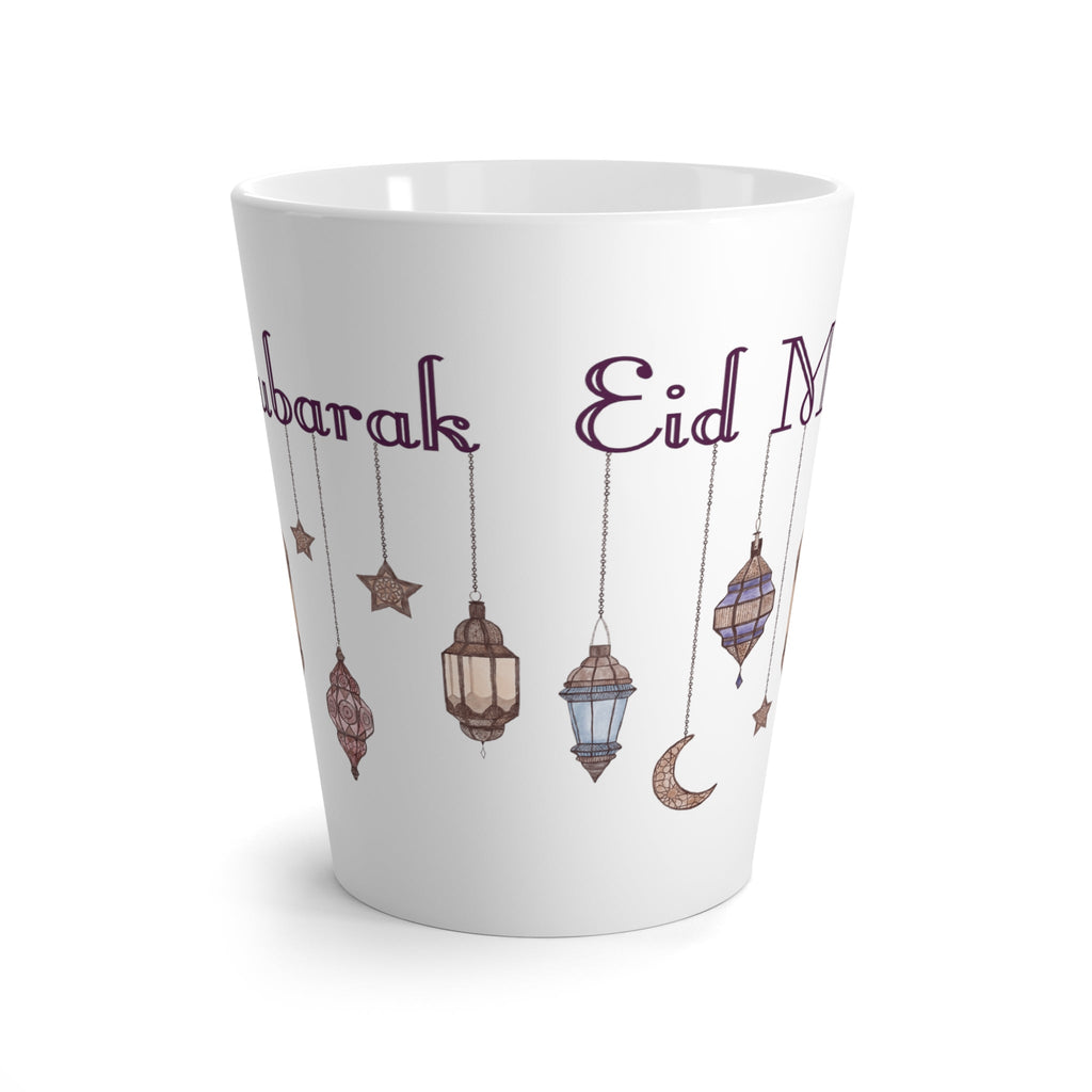 Eid Mubarak Festival Arabic Lanterns Latte Mug