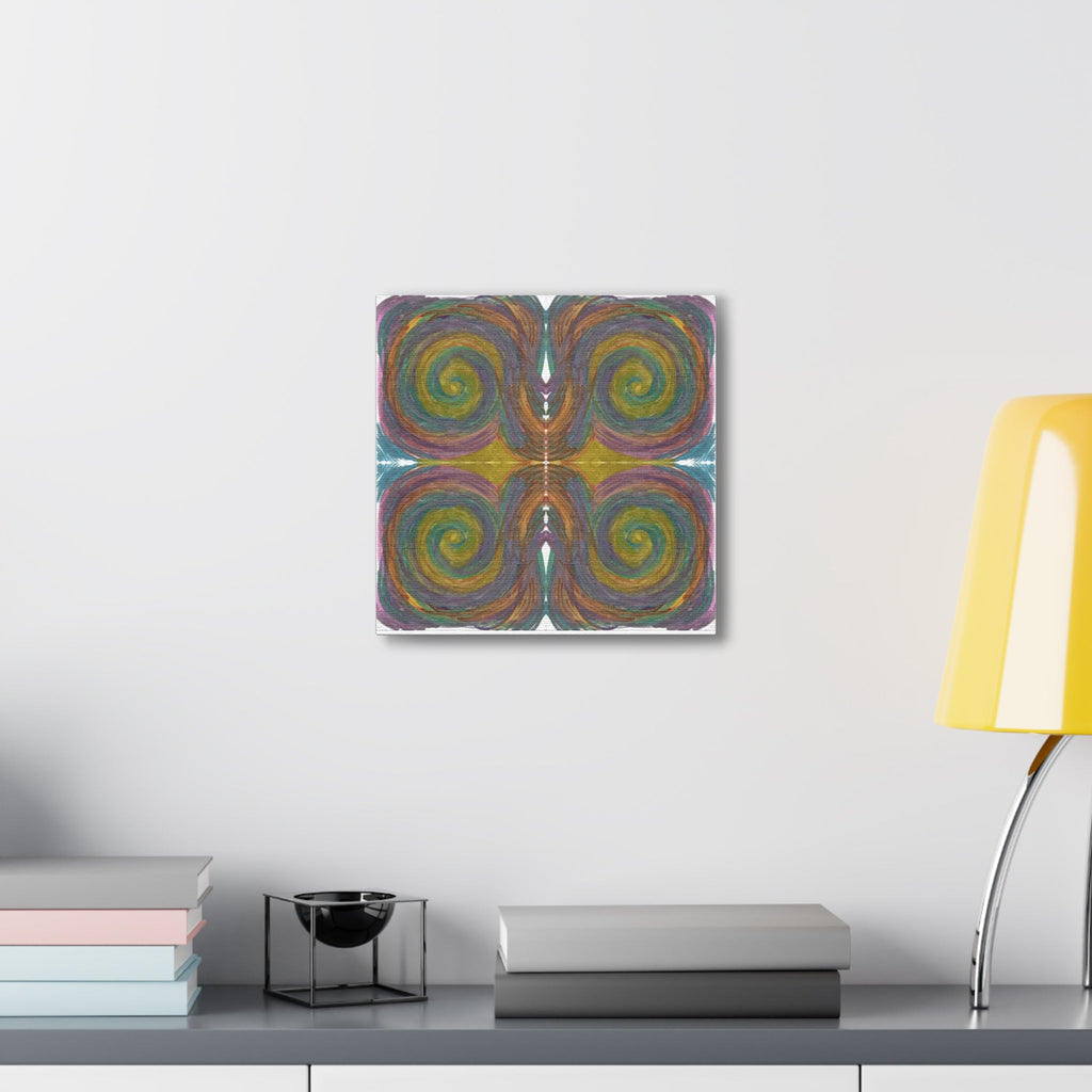Solar Spirals Mosaic Caden Caraco Canvas Gallery Wrap