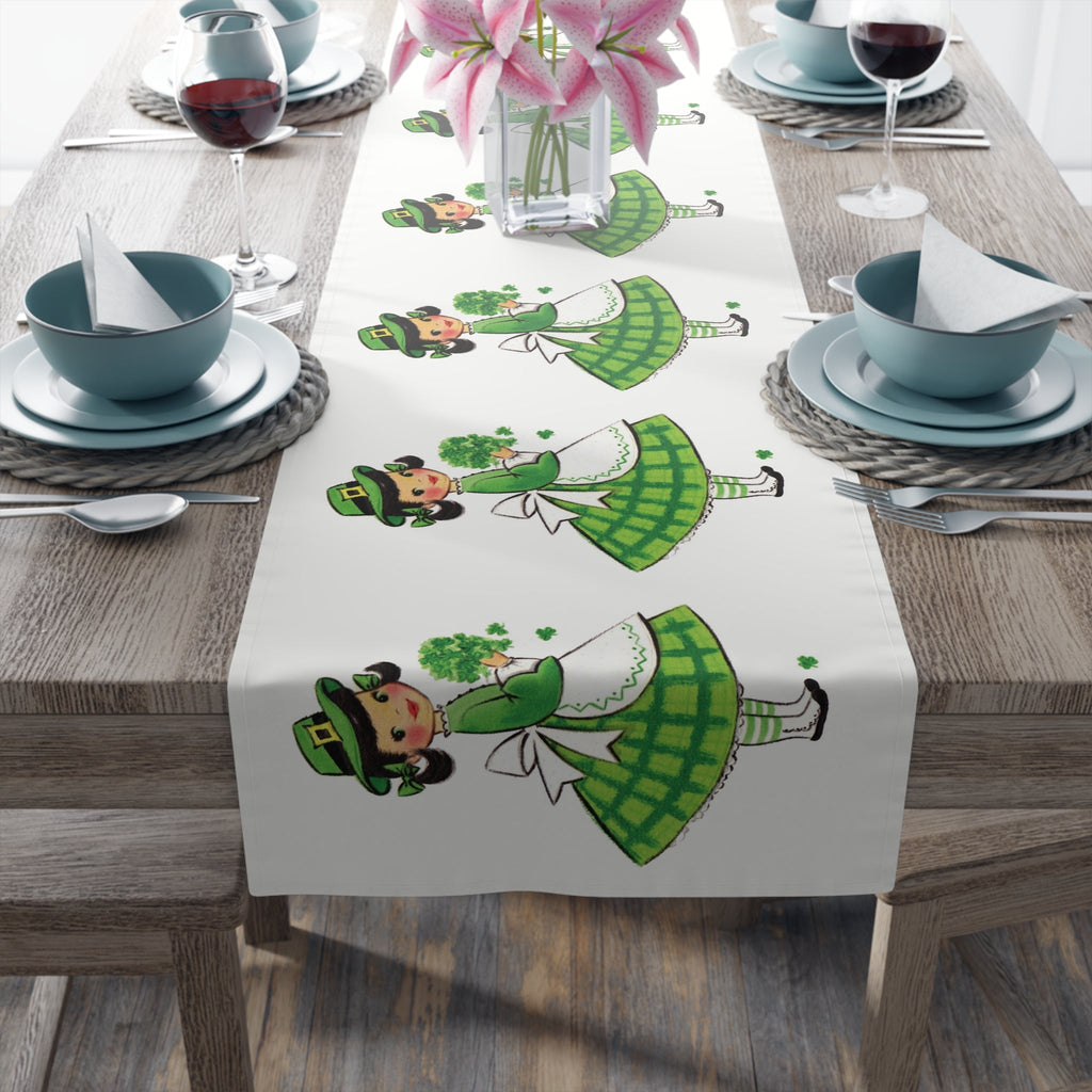 St. Patrick's Day Midcentury Table Runner