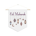 Eid Mubarak Festival Arabic Lanterns Holiday Wall Hanging Banner Flag