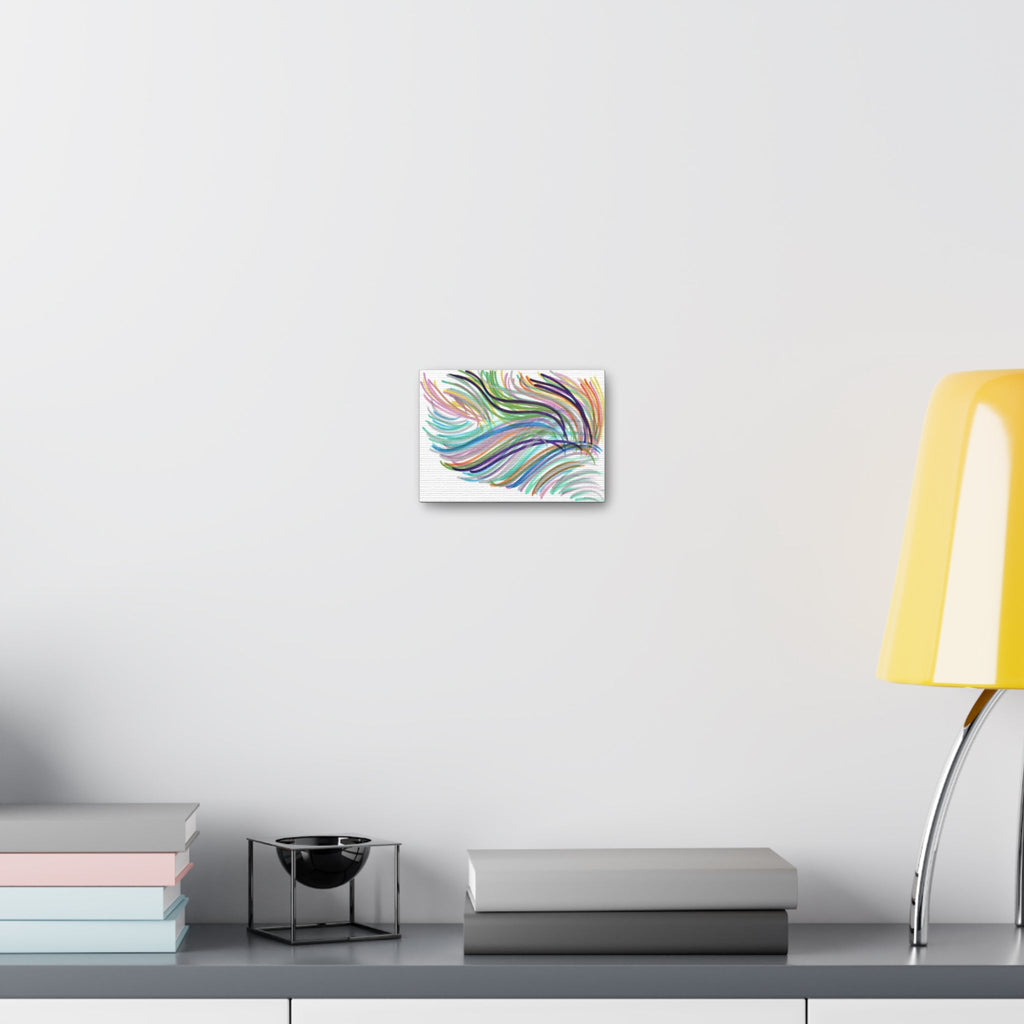 Space Feather Caden Caraco Canvas Gallery Wrap