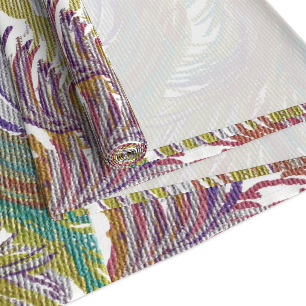 Space Feathers Caden Caraco Modern Art Decor Cotton Poly Table Runner
