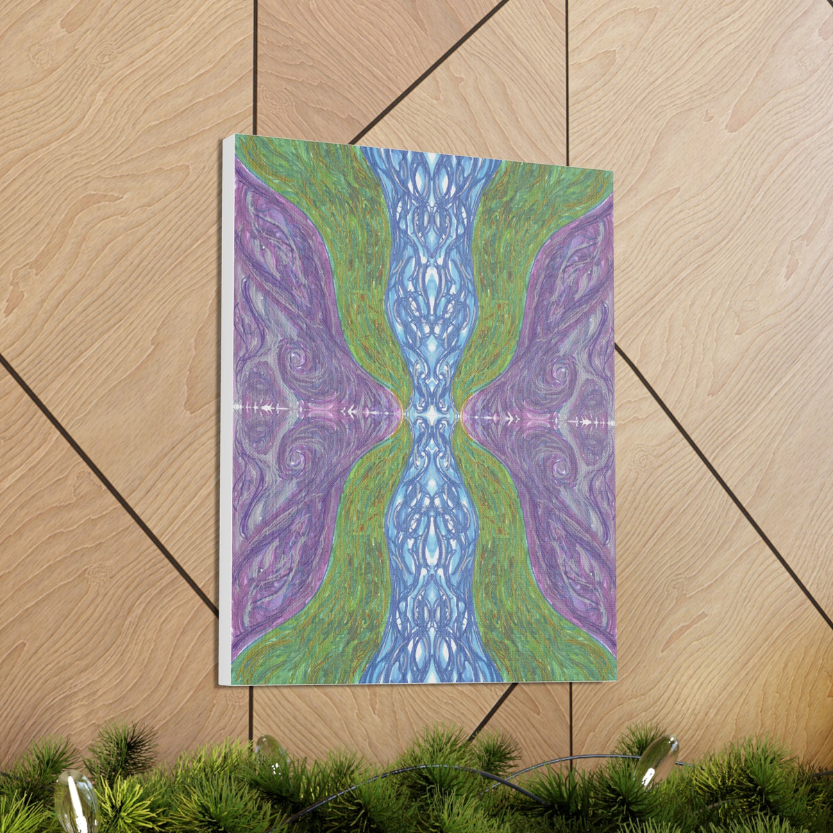 Lumerian Stream Caden Caraco Art Canvas Gallery Wrap