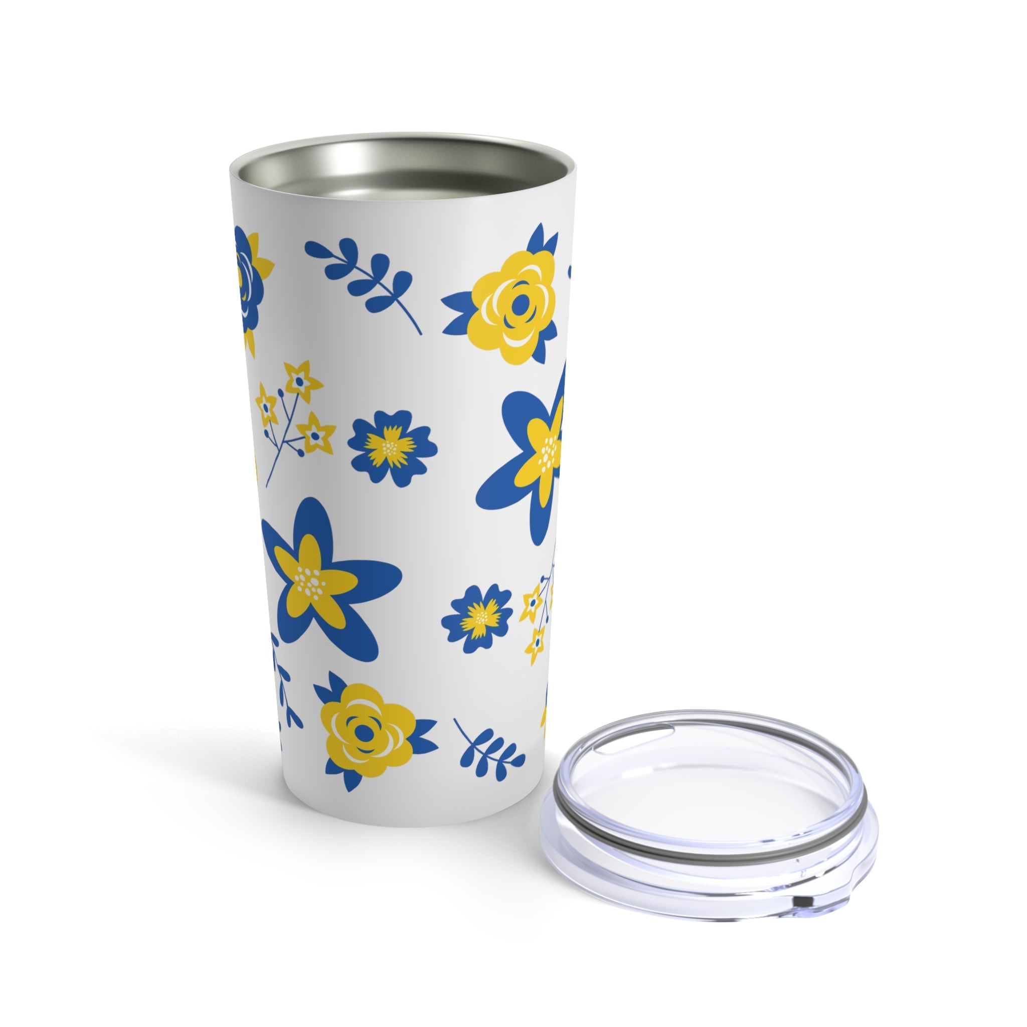 Ukraine Country Flowers Stainless Steel Tumbler 20oz