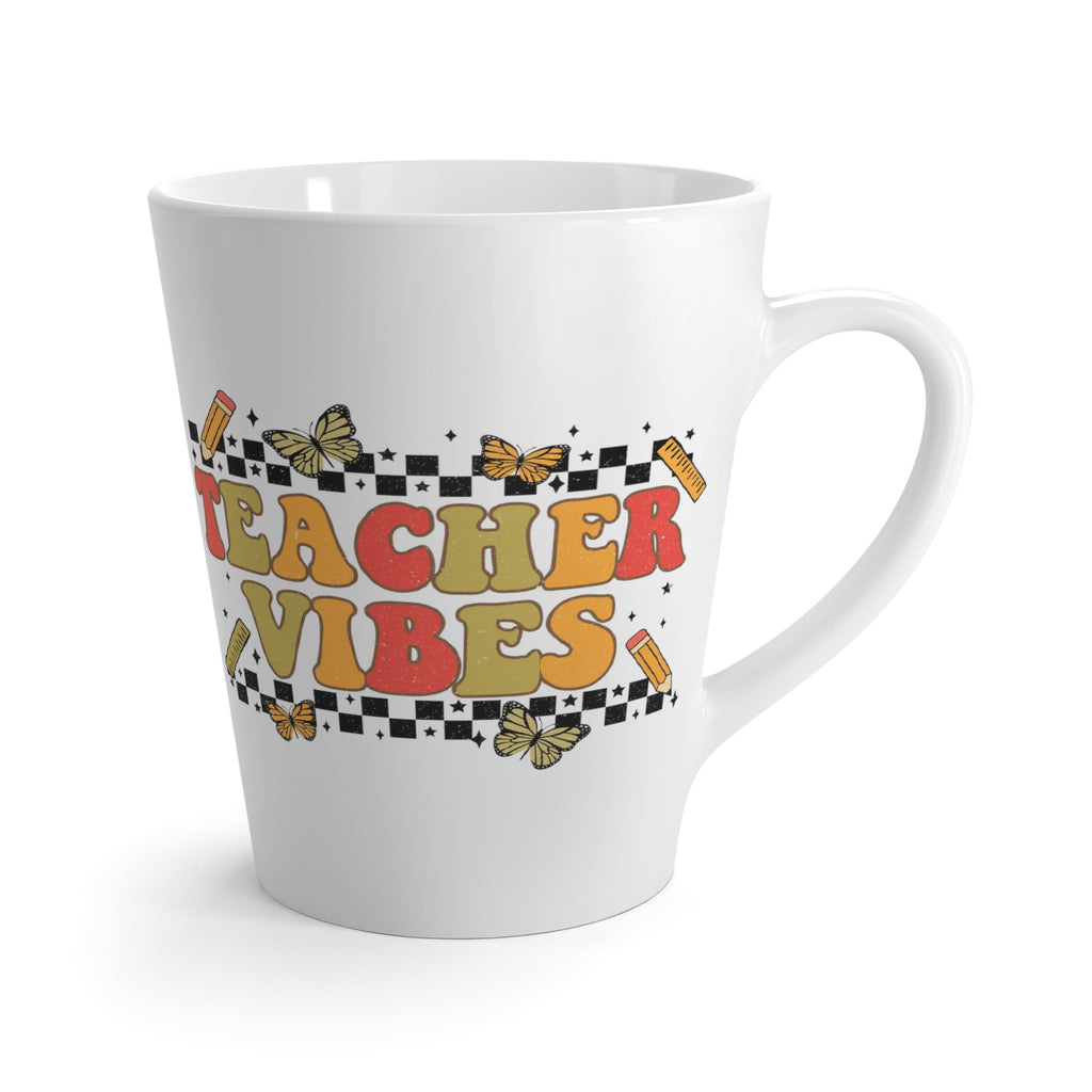 Teacher Vibes Latte Coffee Mug