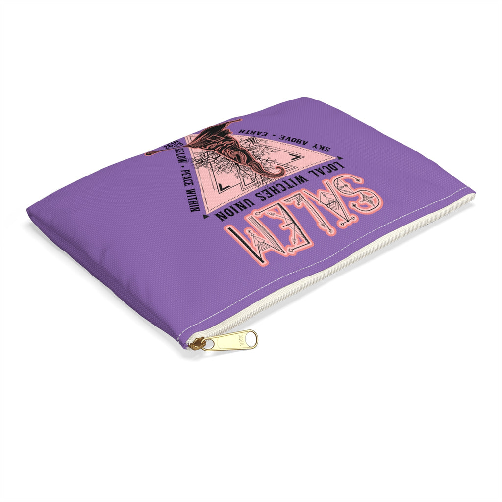Salem Local Witches Union Retro Print Polyester Accessory Pouch Travel Bag