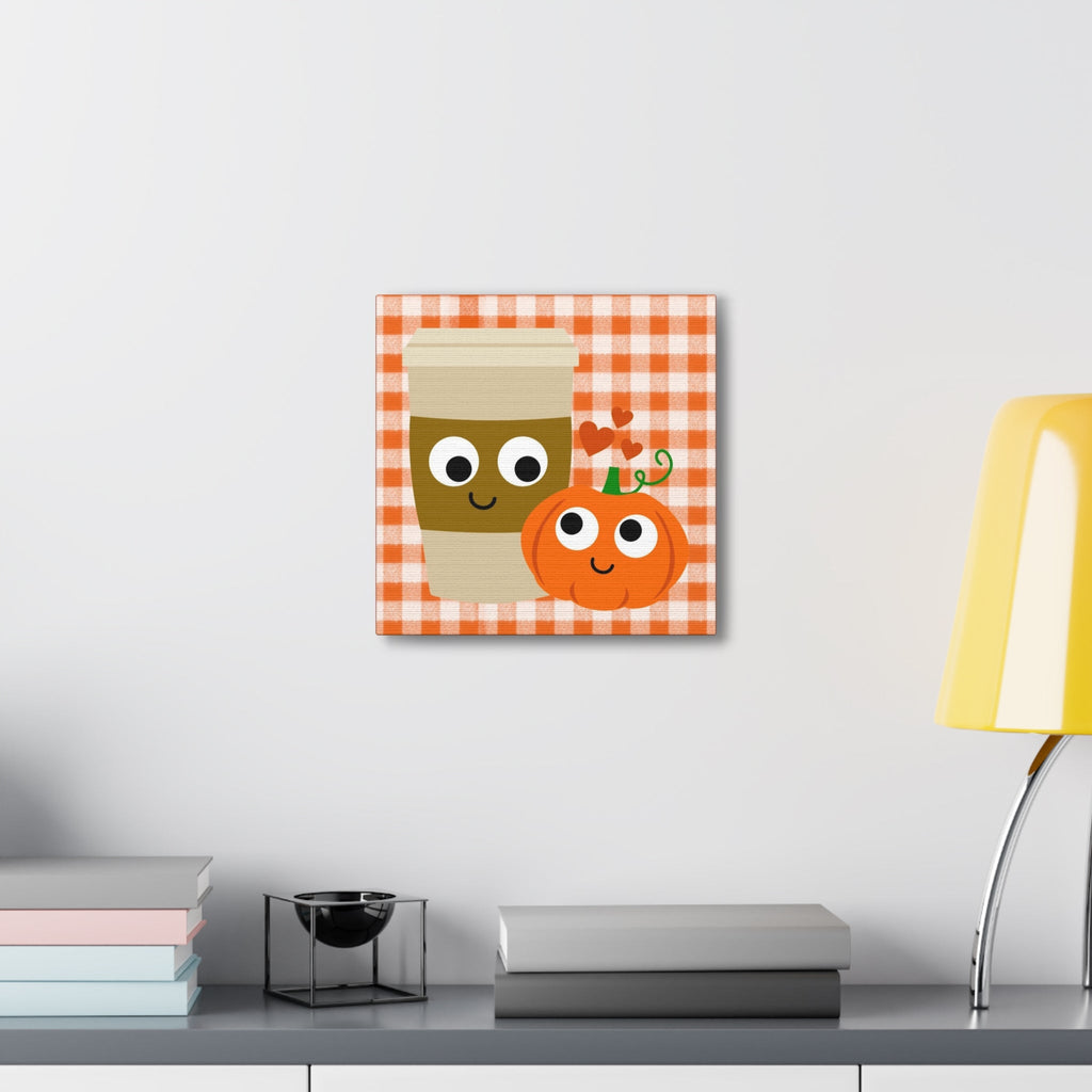 Pumpkin Spice Love Fall Print Canvas Gallery Wrap