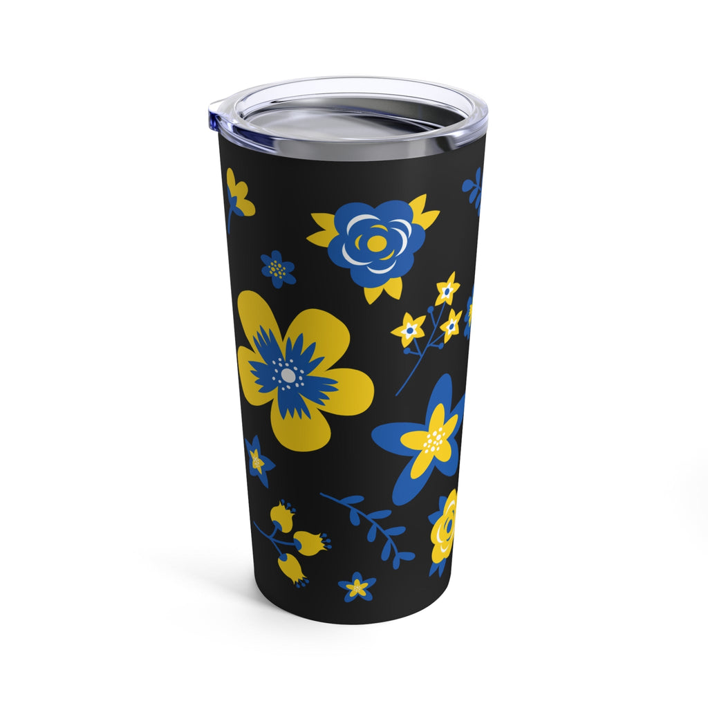 Ukraine Country Flowers Stainless Steel Tumbler 20oz