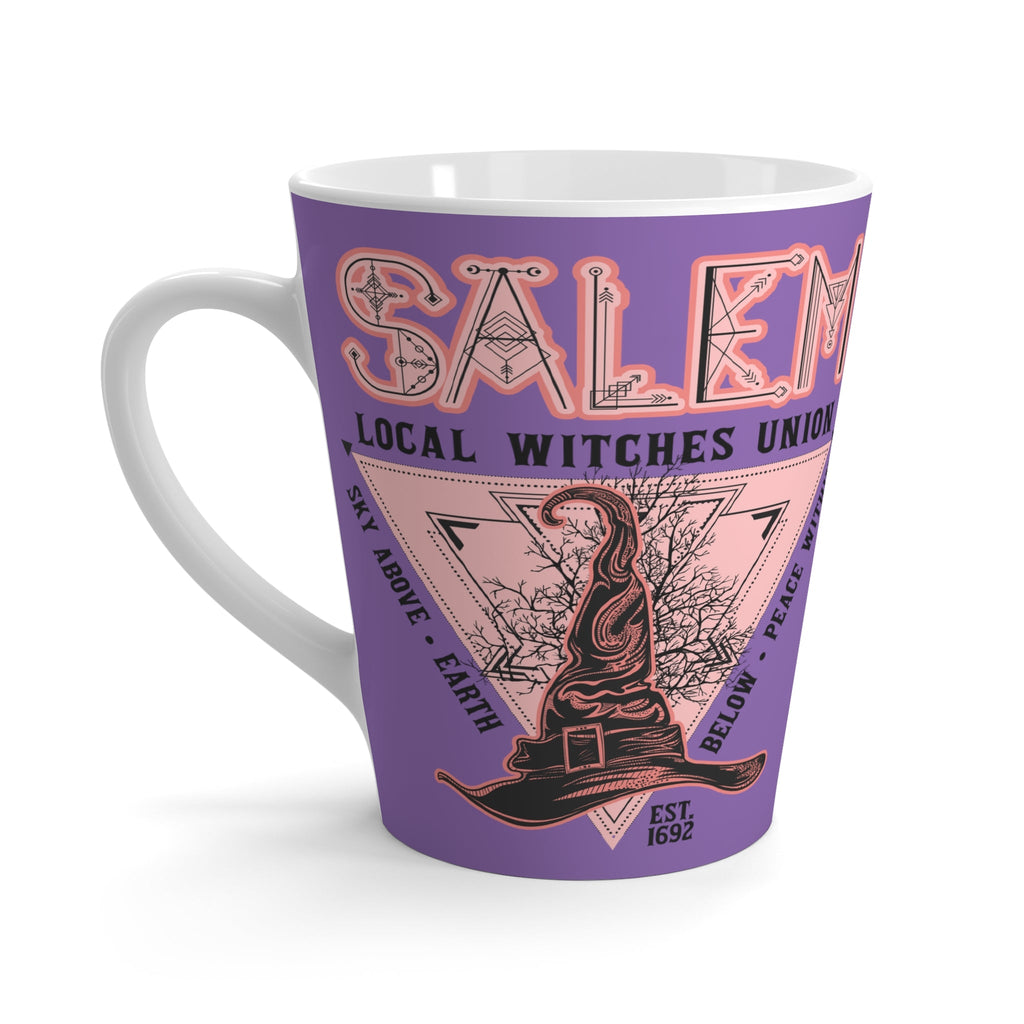 Salem Local Witches Union Halloween Print Latte Mug