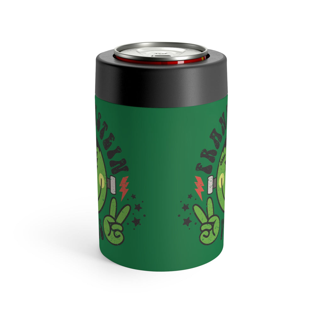 Frankenstein Vibes Green Distressed Halloween Stainless Steel Can Holder