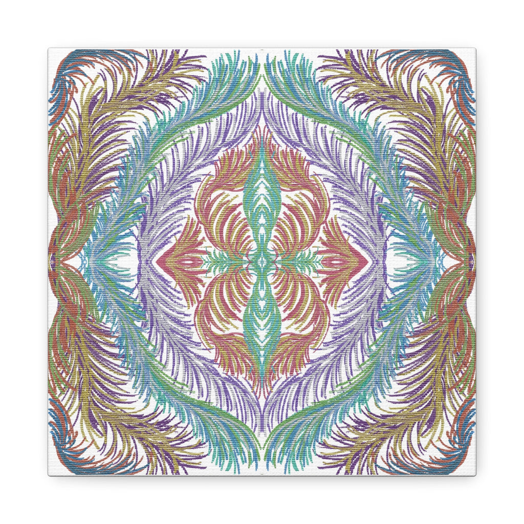 Space Feathers Variation 3 Caden Caraco Canvas Gallery Wrap