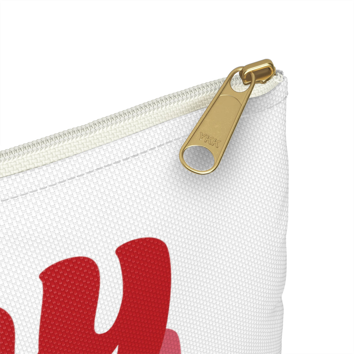 Merry Merry Merry Christmas Print Polyester Accessory Pouch Travel Bag