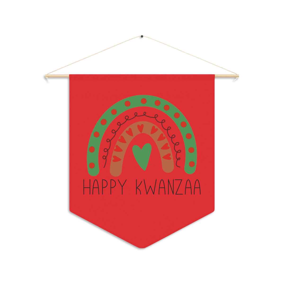 Happy Kwanzaa Wall Hanging Banner Flag