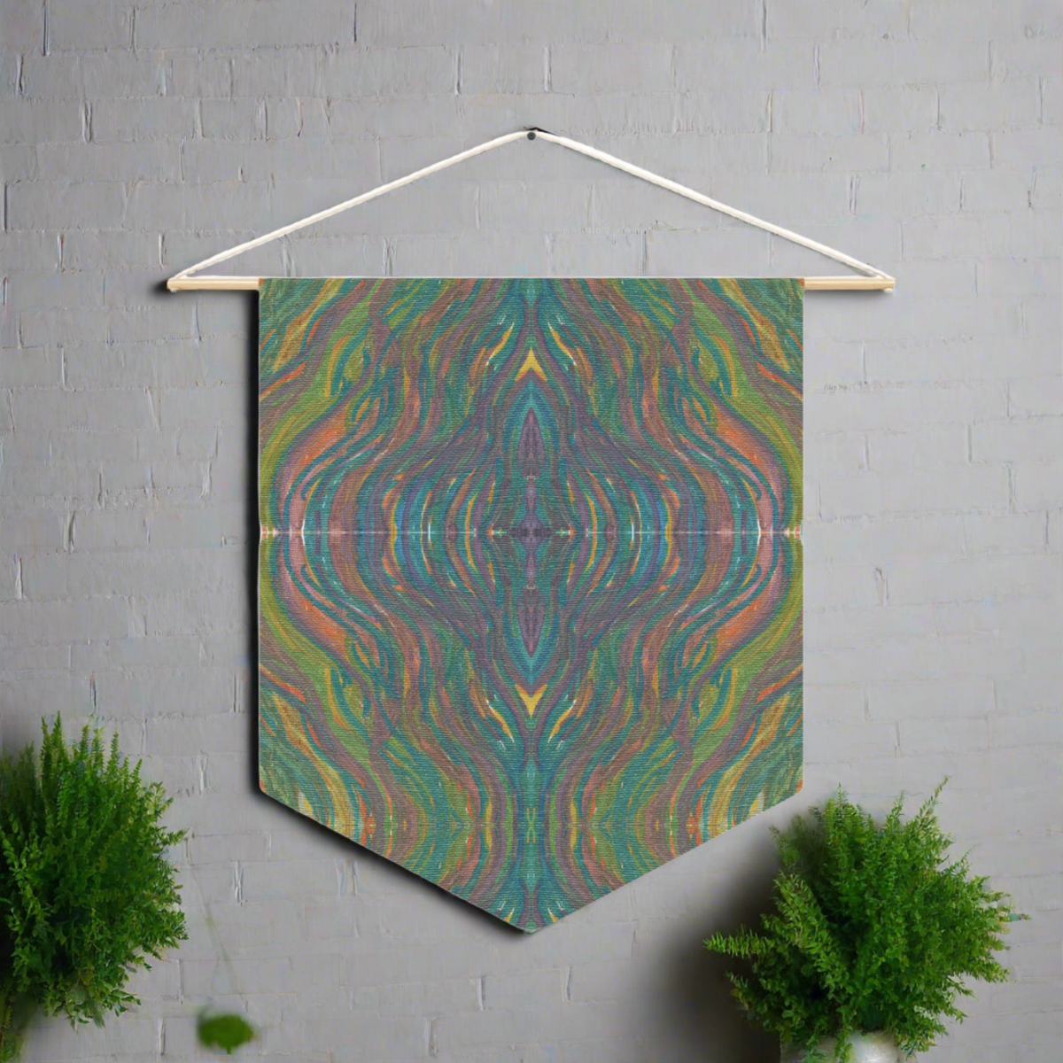 Solar Winds 5 Mosaic Caden Caraco Art Print Wall Hanging Banner Flag