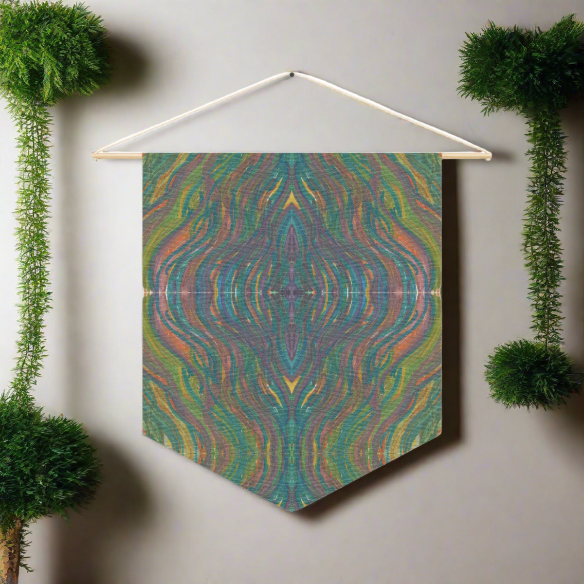 Solar Winds 5 Mosaic Caden Caraco Art Print Wall Hanging Banner Flag