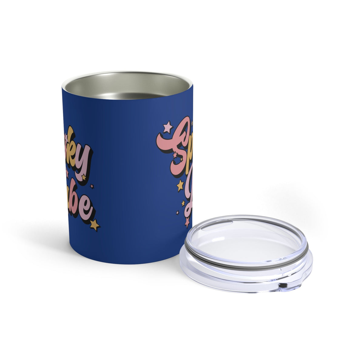 Spooky Babe Blue Halloween Print Stainless Steel Tumbler 10oz